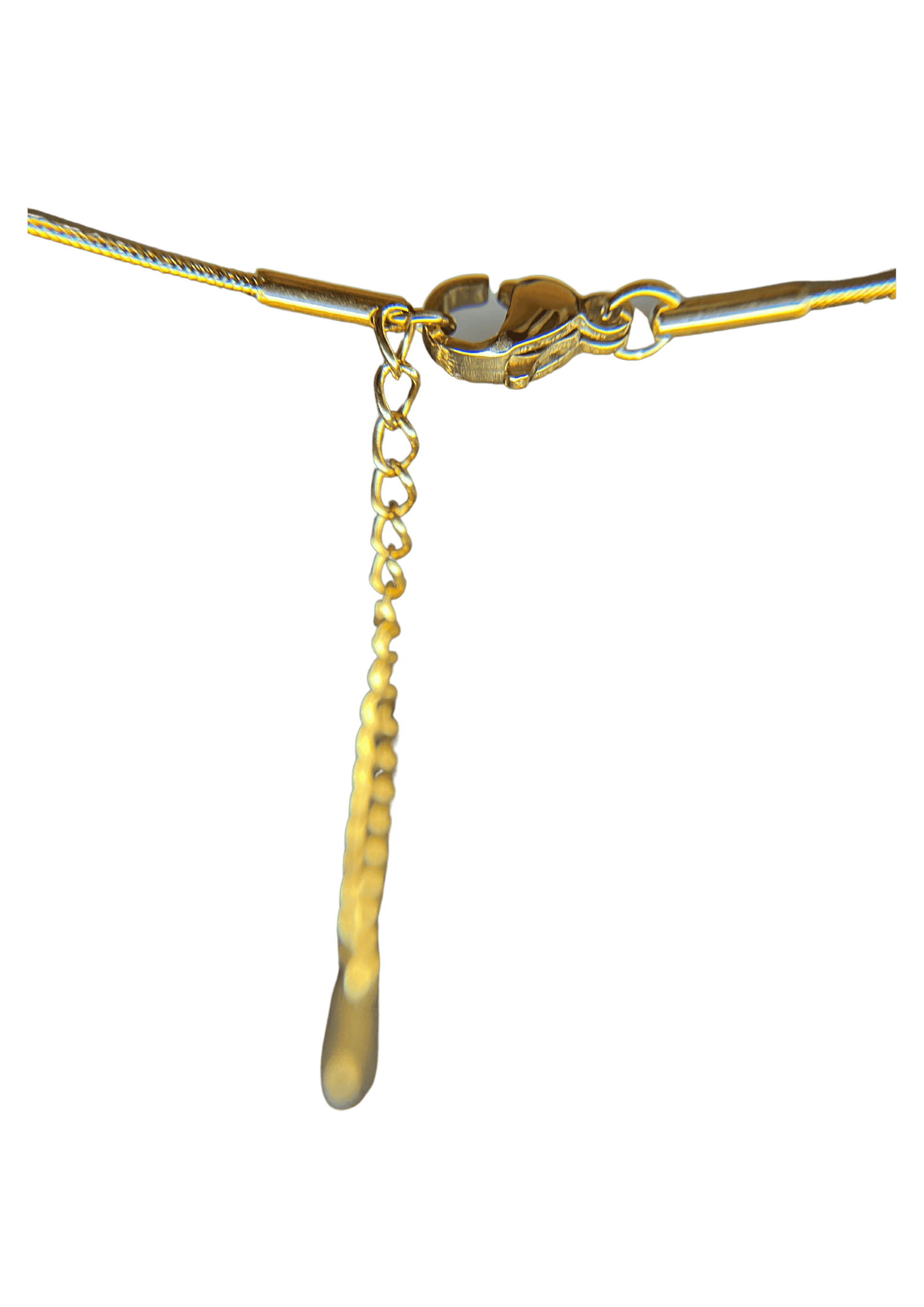 Artisan Gold-Plated Square Pendant Necklace